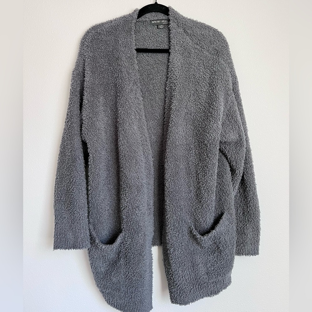 Barefoot Dreams Grey CozyChic Cardigan